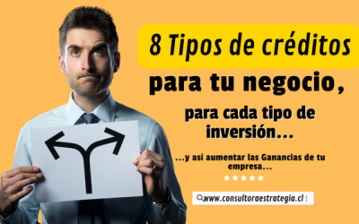 8 Tipos de Créditos para tu Negocio, para cada tipo de inversión