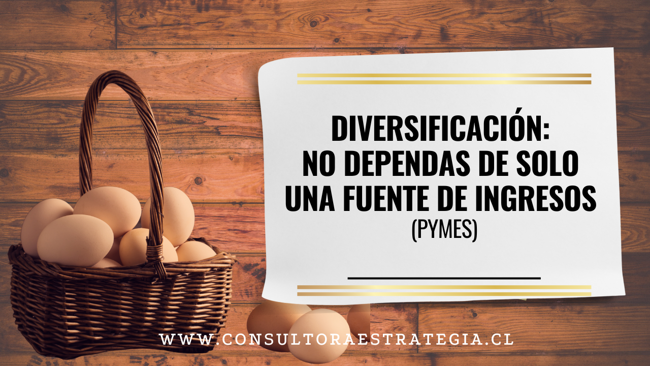 Diversificación No dependas de solo una fuente de ingresos PYMES